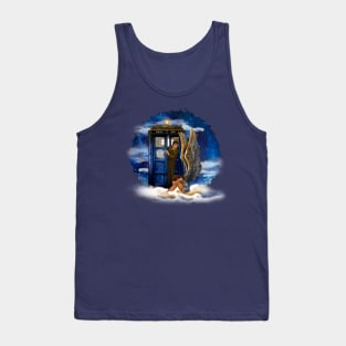 10th Doctor with crying AngeL Tank Top